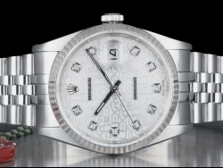 劳力士 (Rolex) Datejust 36 Argento Jubilee Silver Lining Diamonds Dial 16234